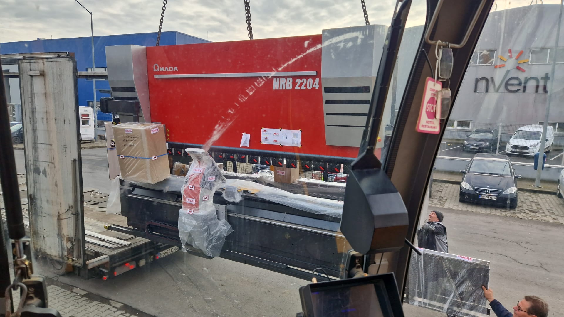 Verlagerung von Industriemaschinen