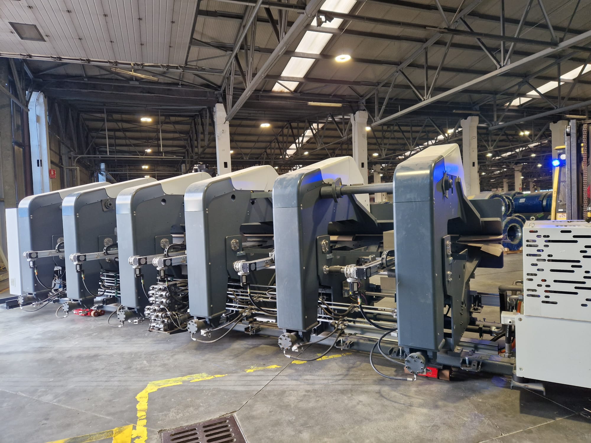 Verlagerung von Industriemaschinen