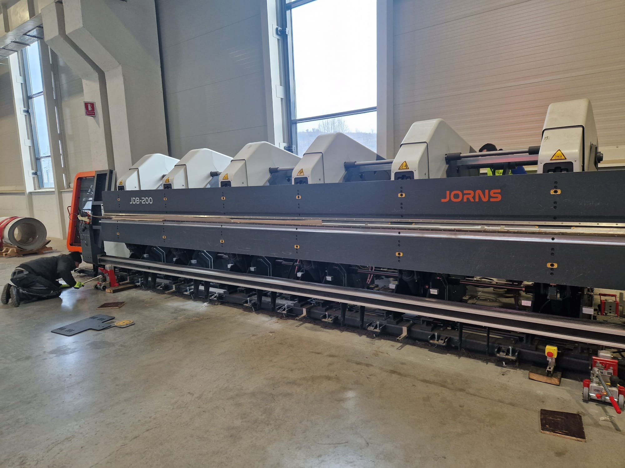 Verlagerung von Industriemaschinen