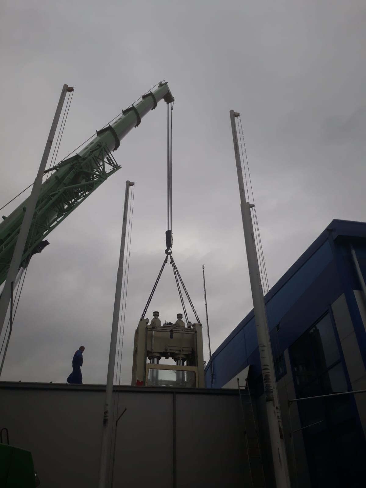 Verlagerung von Industriemaschinen